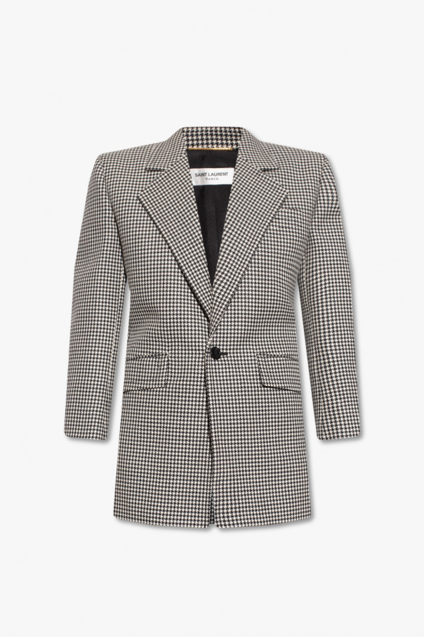 Houndstooth blazer Saint Laurent - SchaferandweinerShops